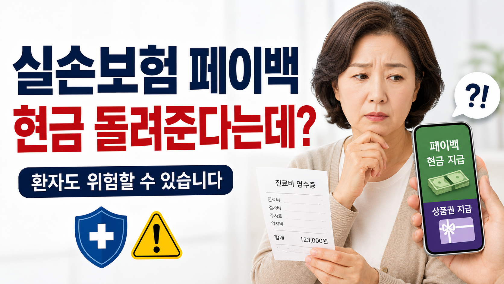 실손보험 페이백 병원, 현금 돌려준다는데 왜 위험할까?