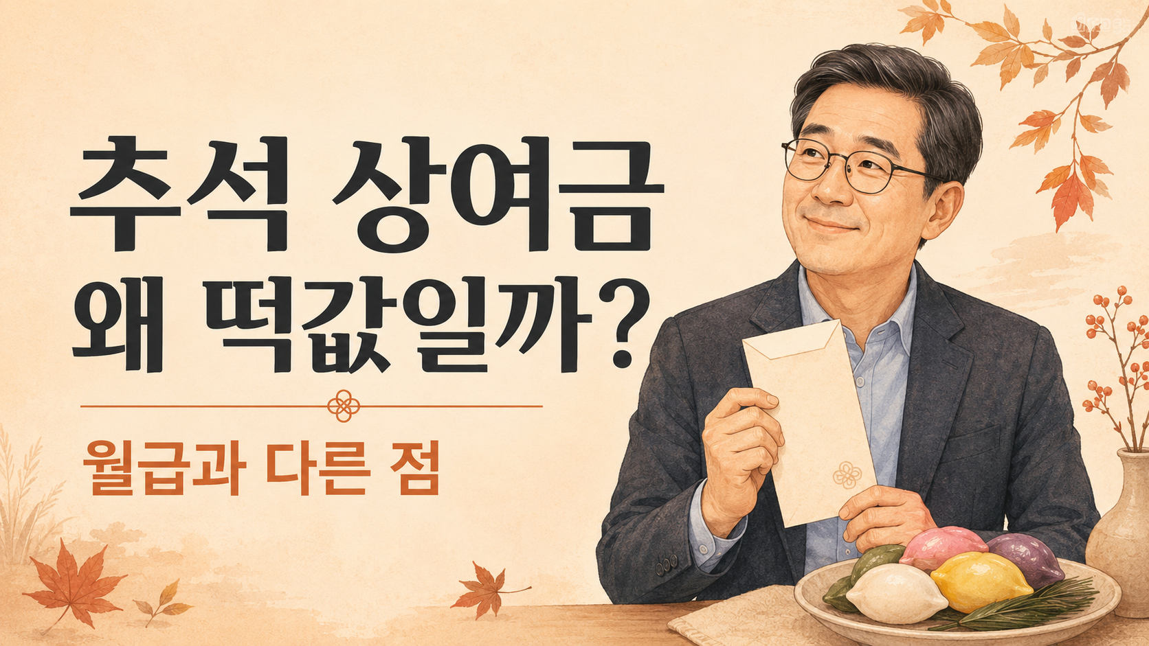 추석 상여금은 왜 ‘떡값’일까? 월급처럼 꼭 받아야 하는 돈일까?