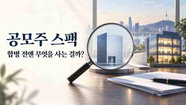 공모주 스팩이란? 합병 전·후 달라지는 점과 시장 매수 전 확인할 것