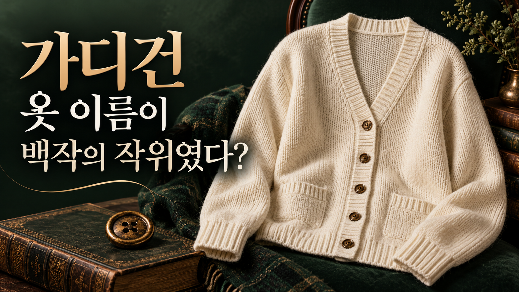 가디건 유래, 포근한 옷 이름이 전쟁 지휘관의 작위였다?