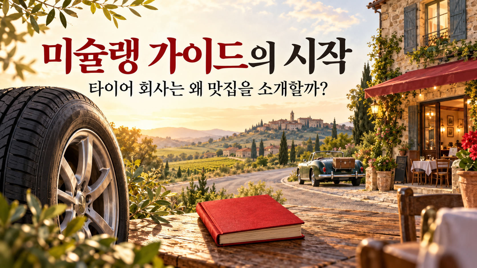 미슐랭 가이드 유래, 타이어 회사는 왜 맛집을 평가할까?