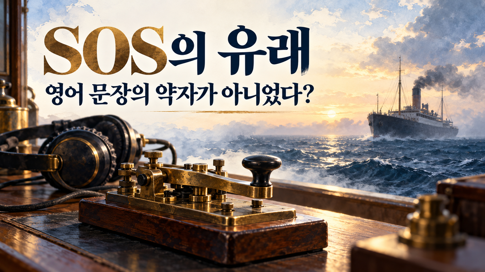 SOS 뜻과 유래, 정말 Save Our Souls의 약자일까?